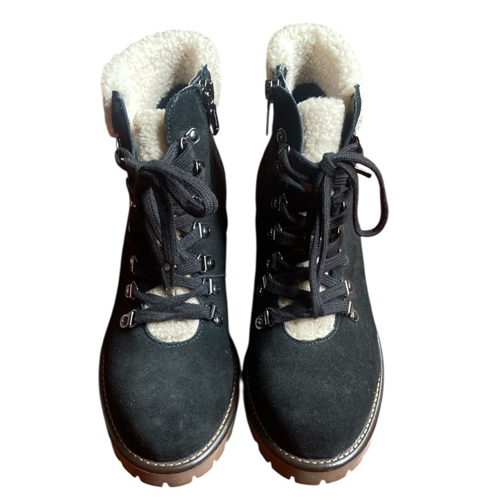 Blondo Devin Waterproof Black Suede Ankle Boots